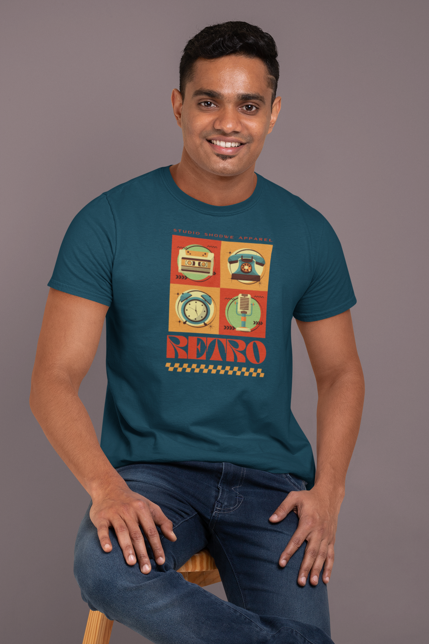 Retro Vibes Cotton T-Shirt – Classic Style for Timeless Appeal