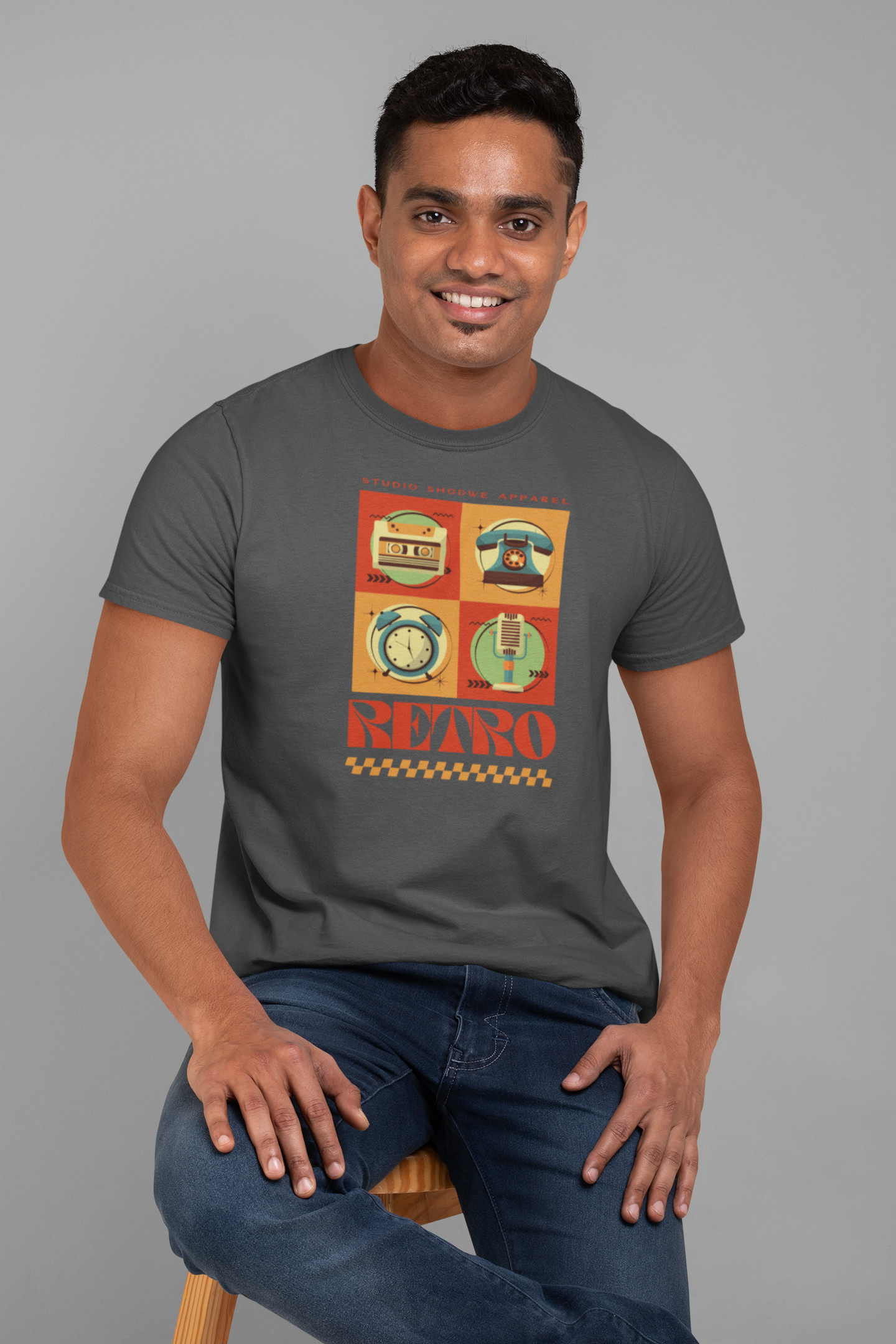 Retro Vibes Cotton T-Shirt – Classic Style for Timeless Appeal