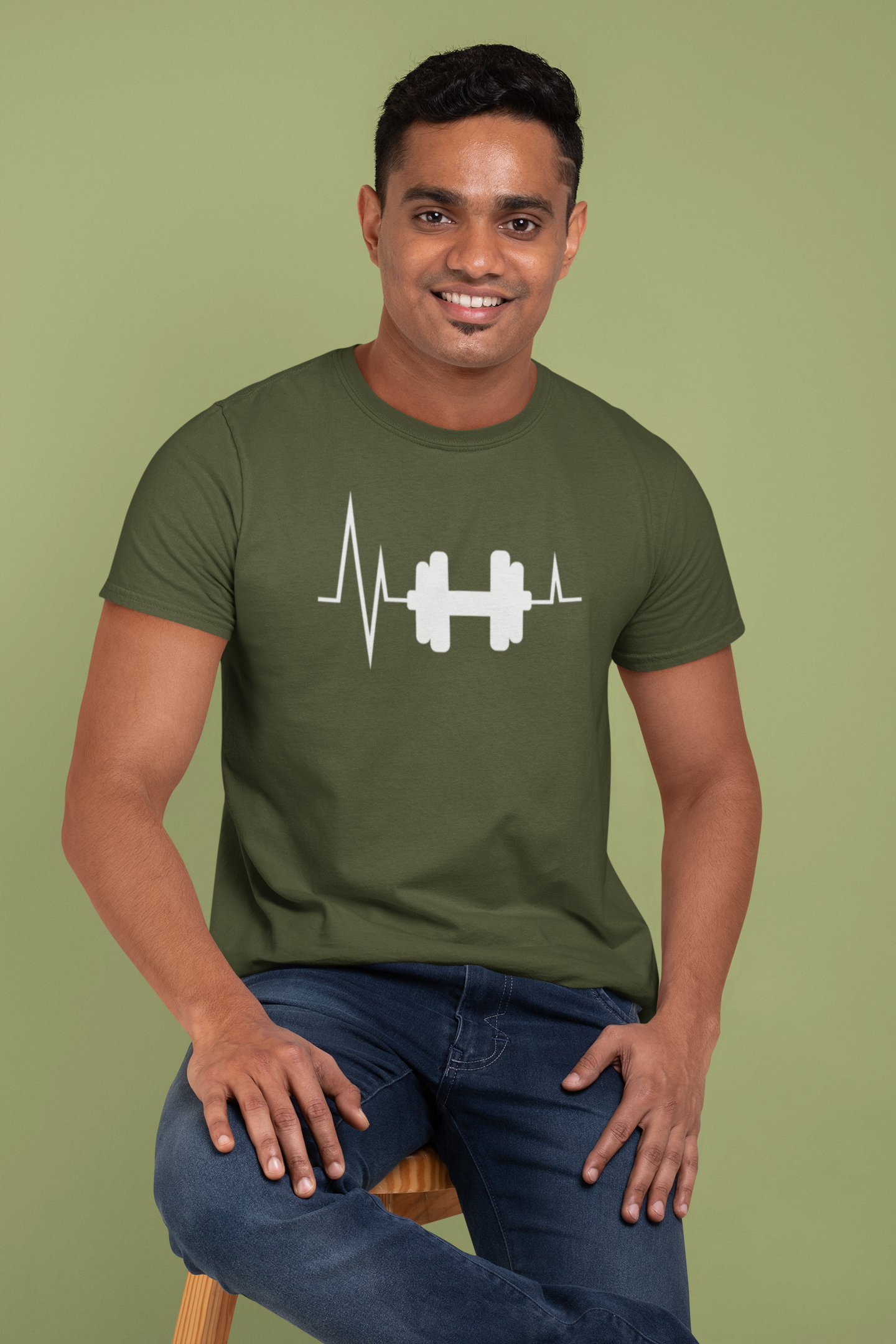 Premium Dumbell Cotton T-shirt - Embrace Comfort in Workout Fashion