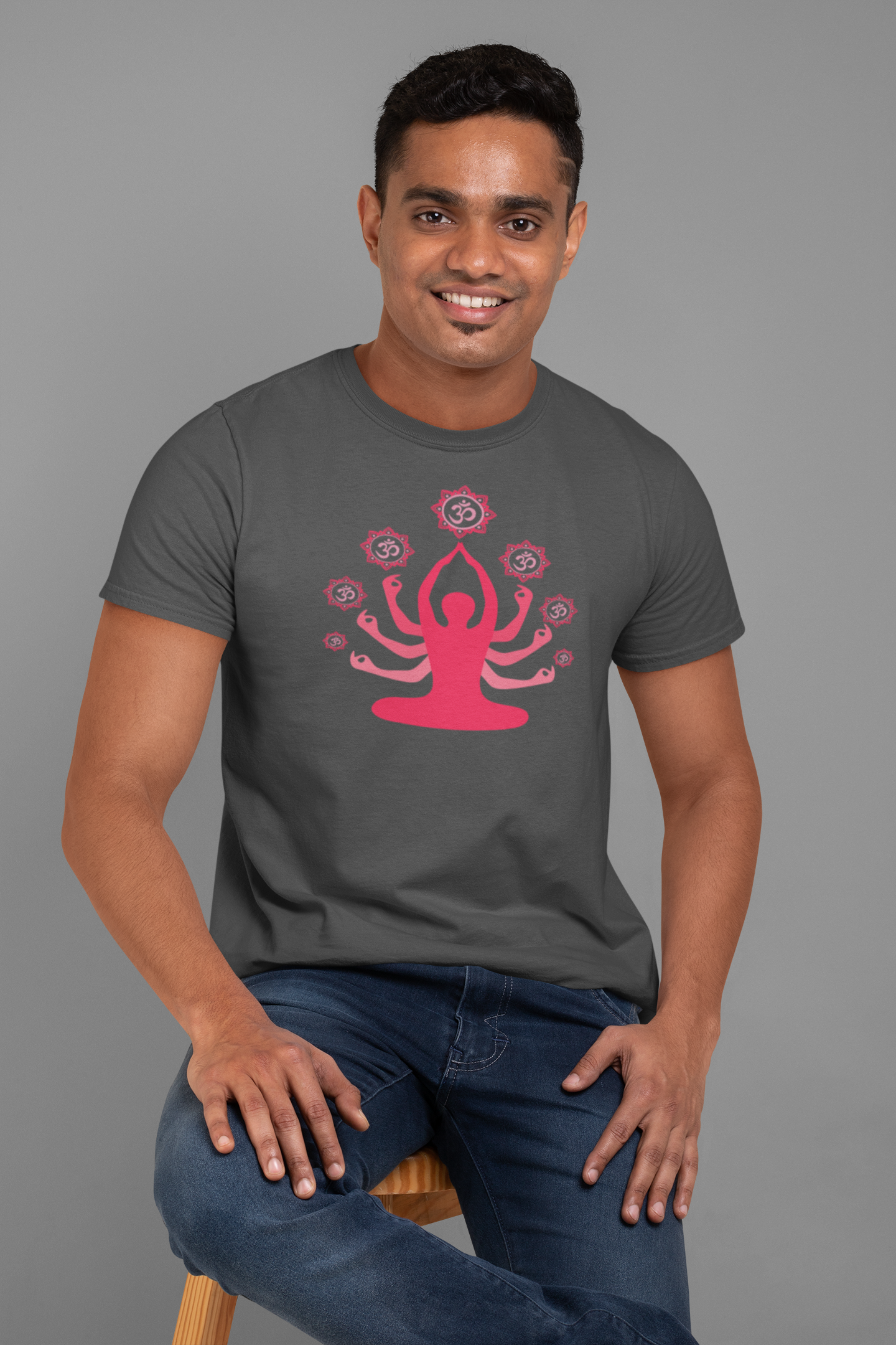 Yog Swami Cotton T-Shirt - Comfortable and Stylish Apparel for Yoga Enthusiasts