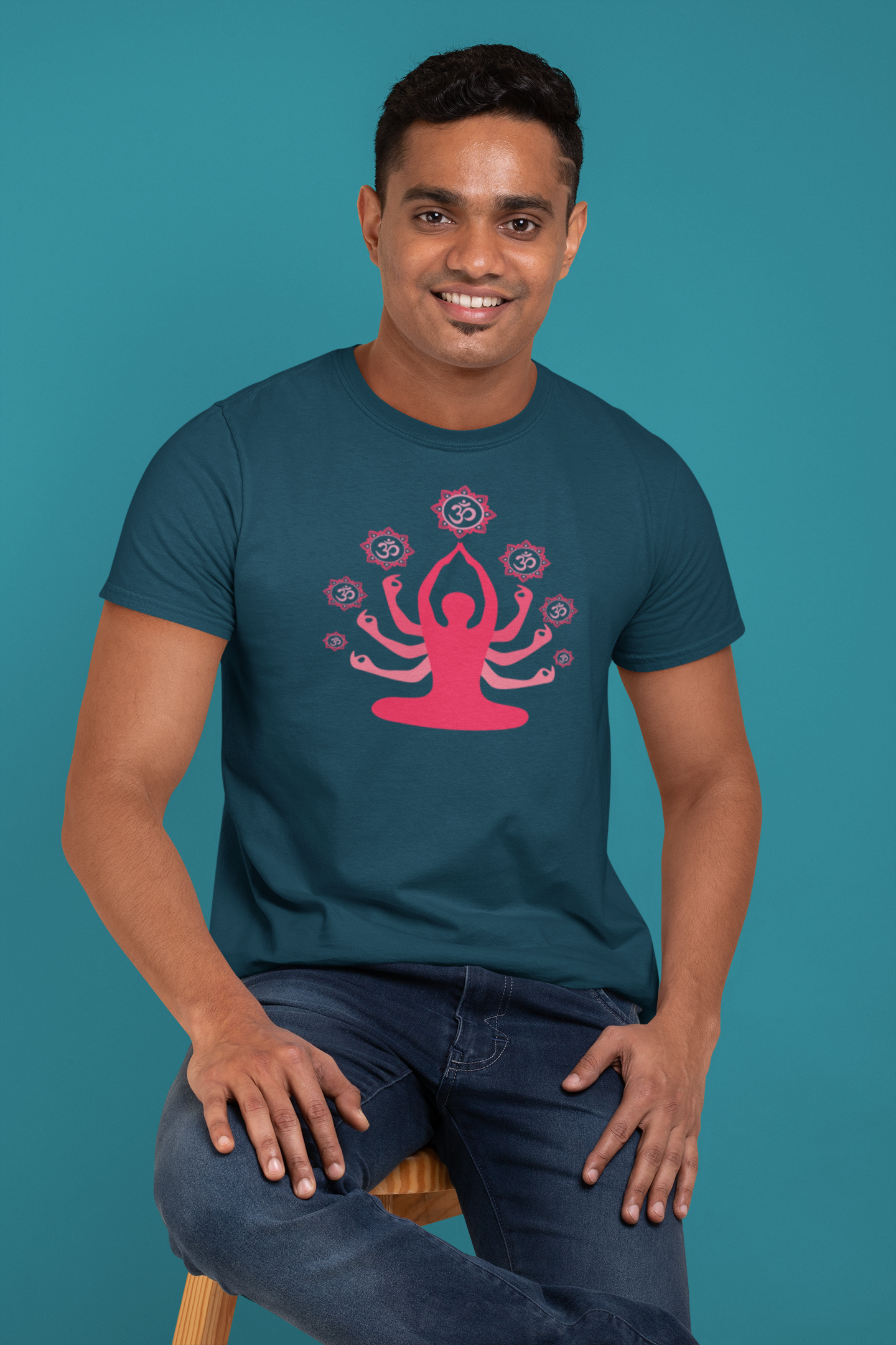 Yog Swami Cotton T-Shirt - Comfortable and Stylish Apparel for Yoga Enthusiasts