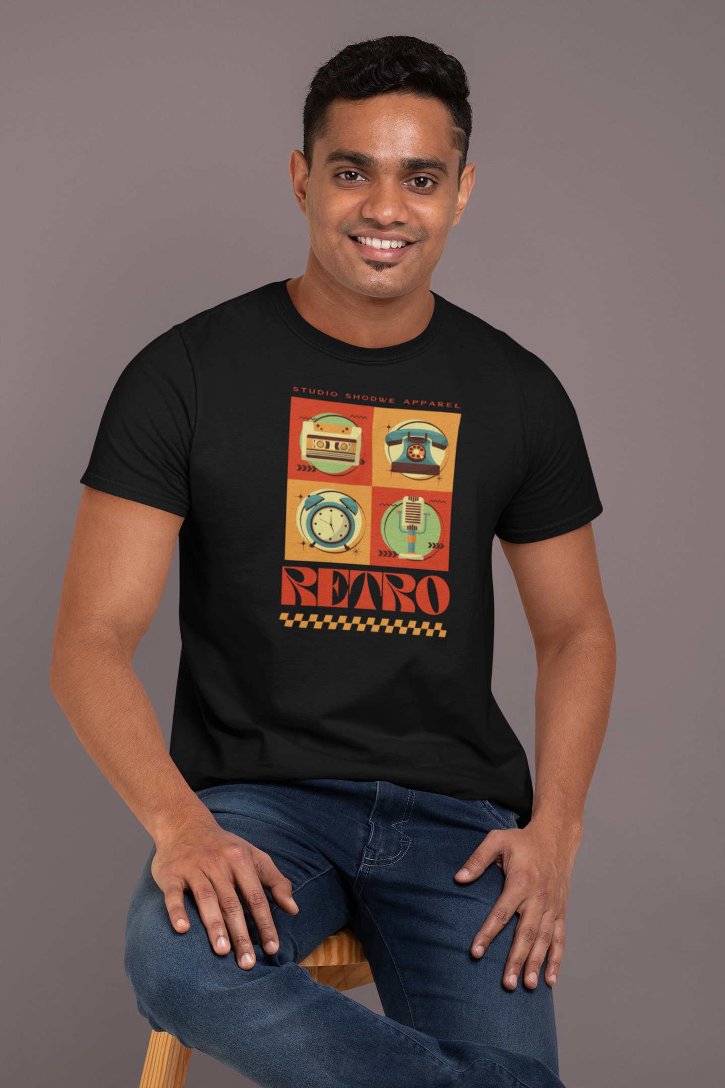 Retro Vibes Cotton T-Shirt – Classic Style for Timeless Appeal