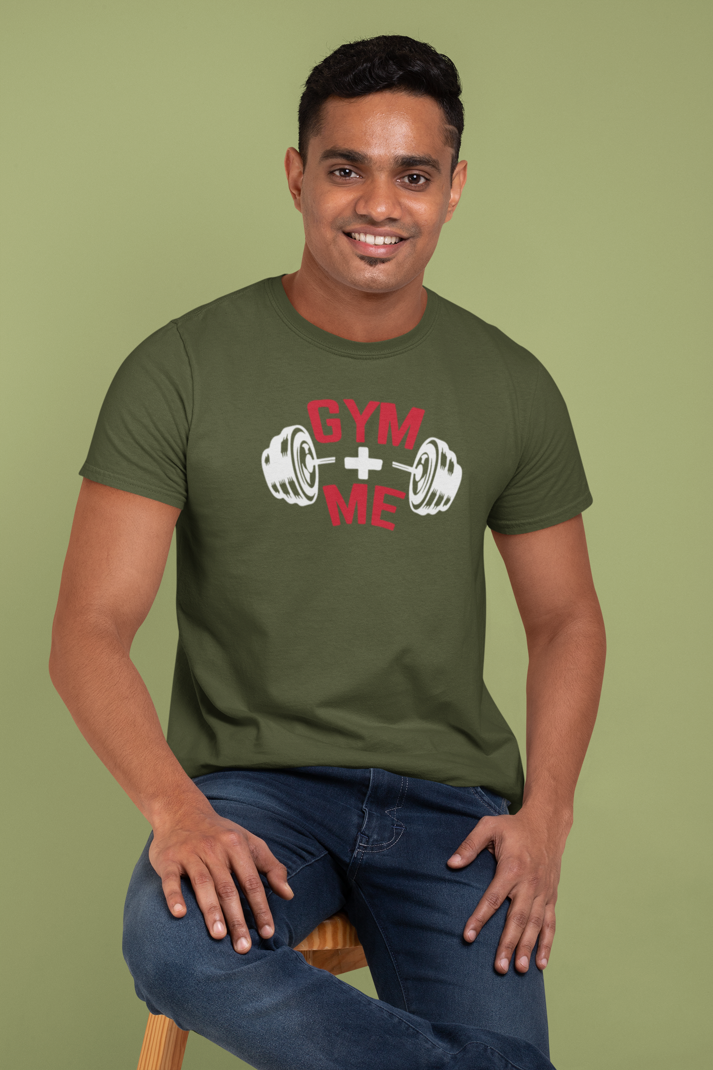 GYM Me Cotton T-Shirt - Comfortable Workout Apparel for Fitness Enthusiasts