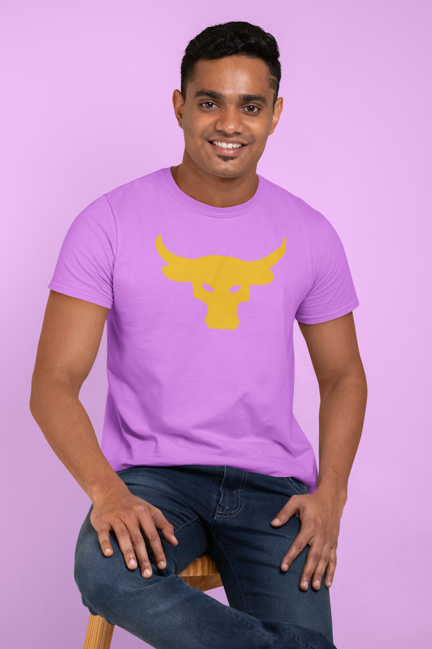 Bull Emblem Cotton Tee - Premium Comfort and Style