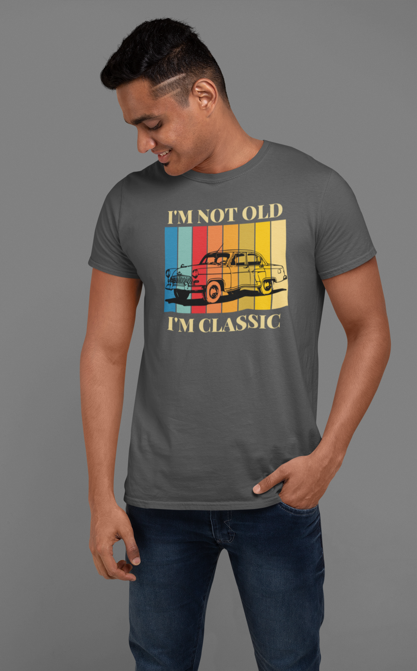 Timeless Coolness: 'I am not Glad I am Classic' Tee in Cotton