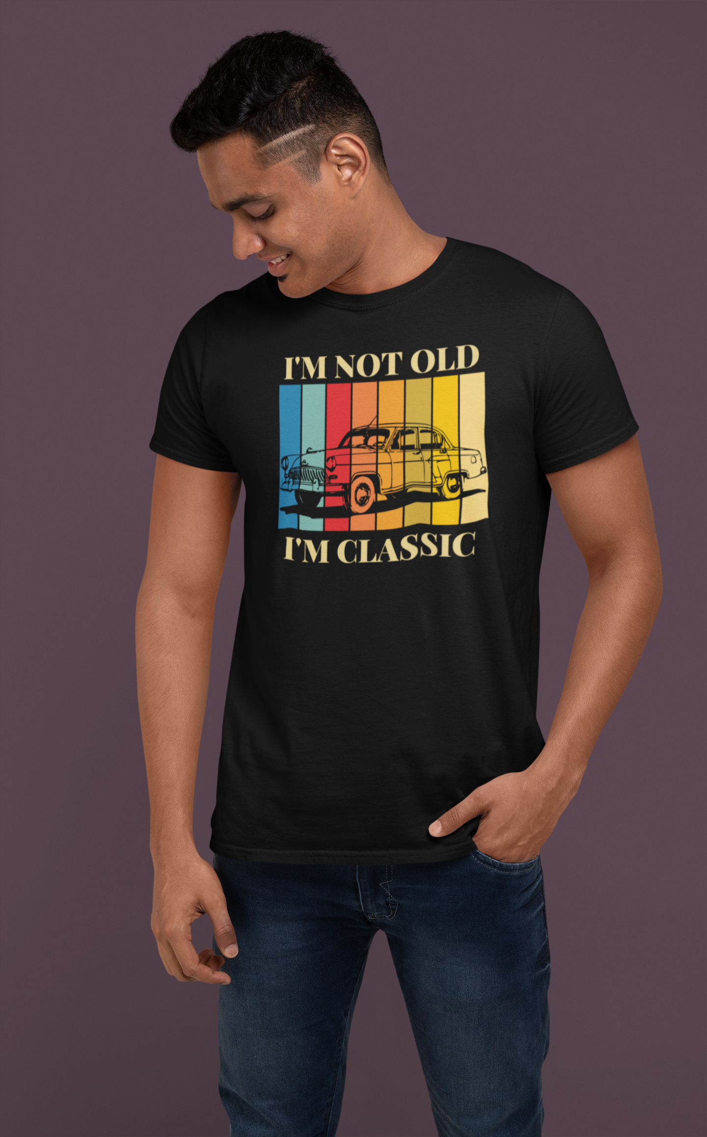 Timeless Coolness: 'I am not Glad I am Classic' Tee in Cotton