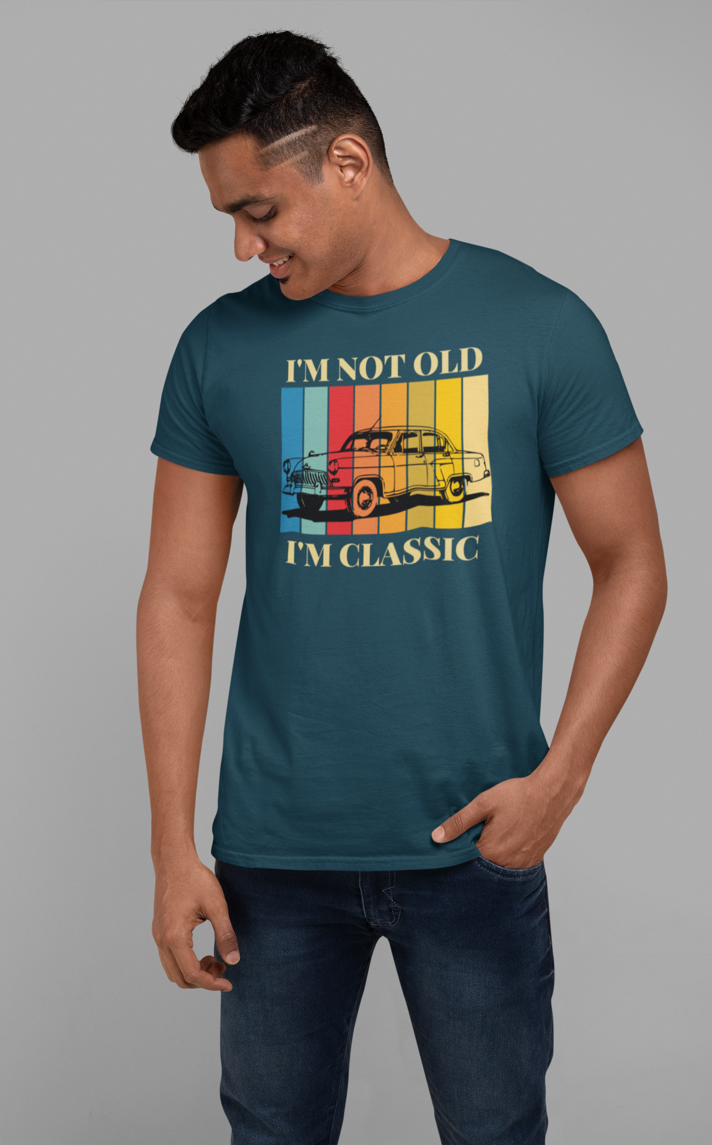 Timeless Coolness: 'I am not Glad I am Classic' Tee in Cotton