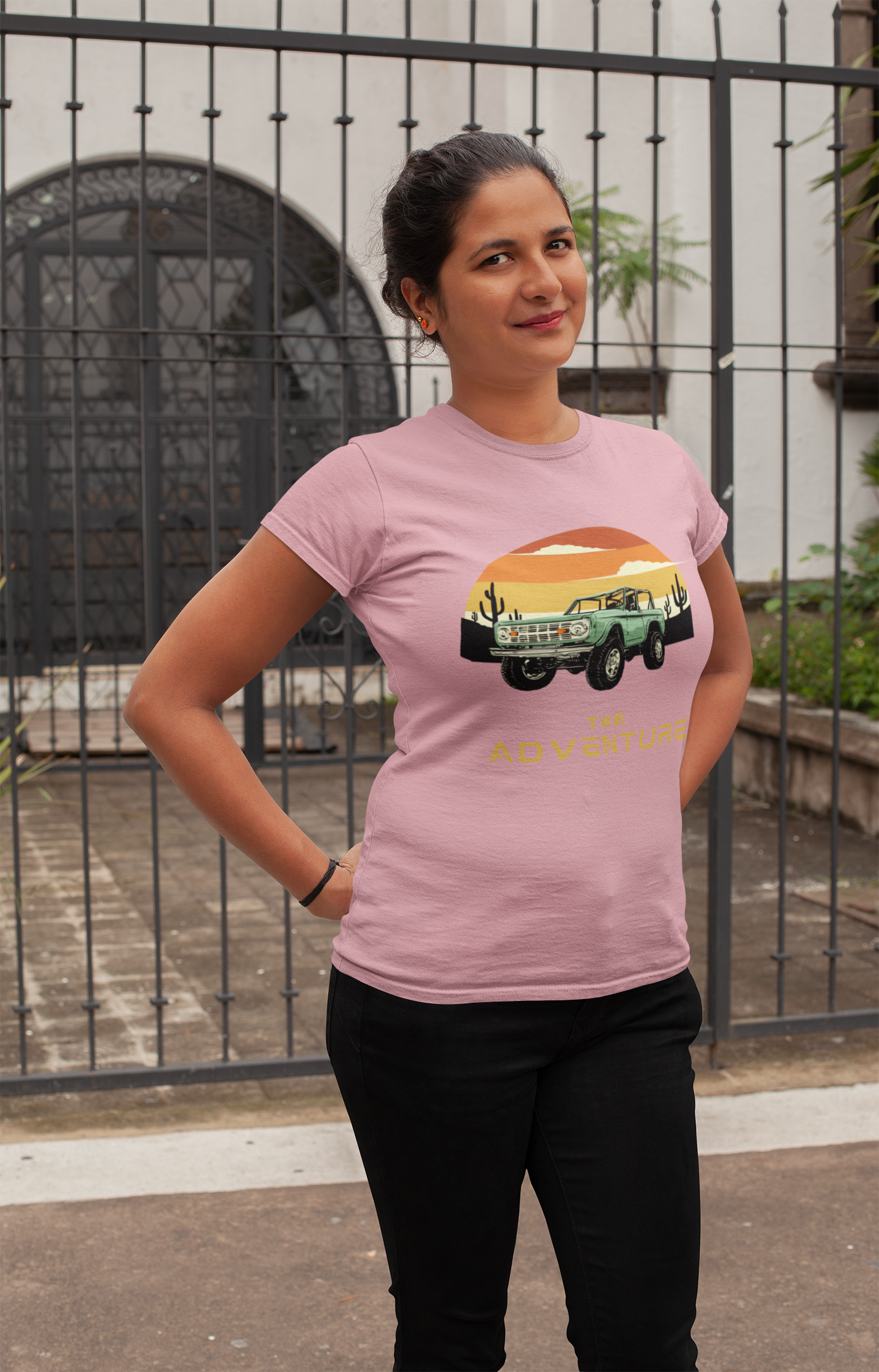 The Adventure Women's Cotton T-Shirt - Stylish Comfort for Your Journey