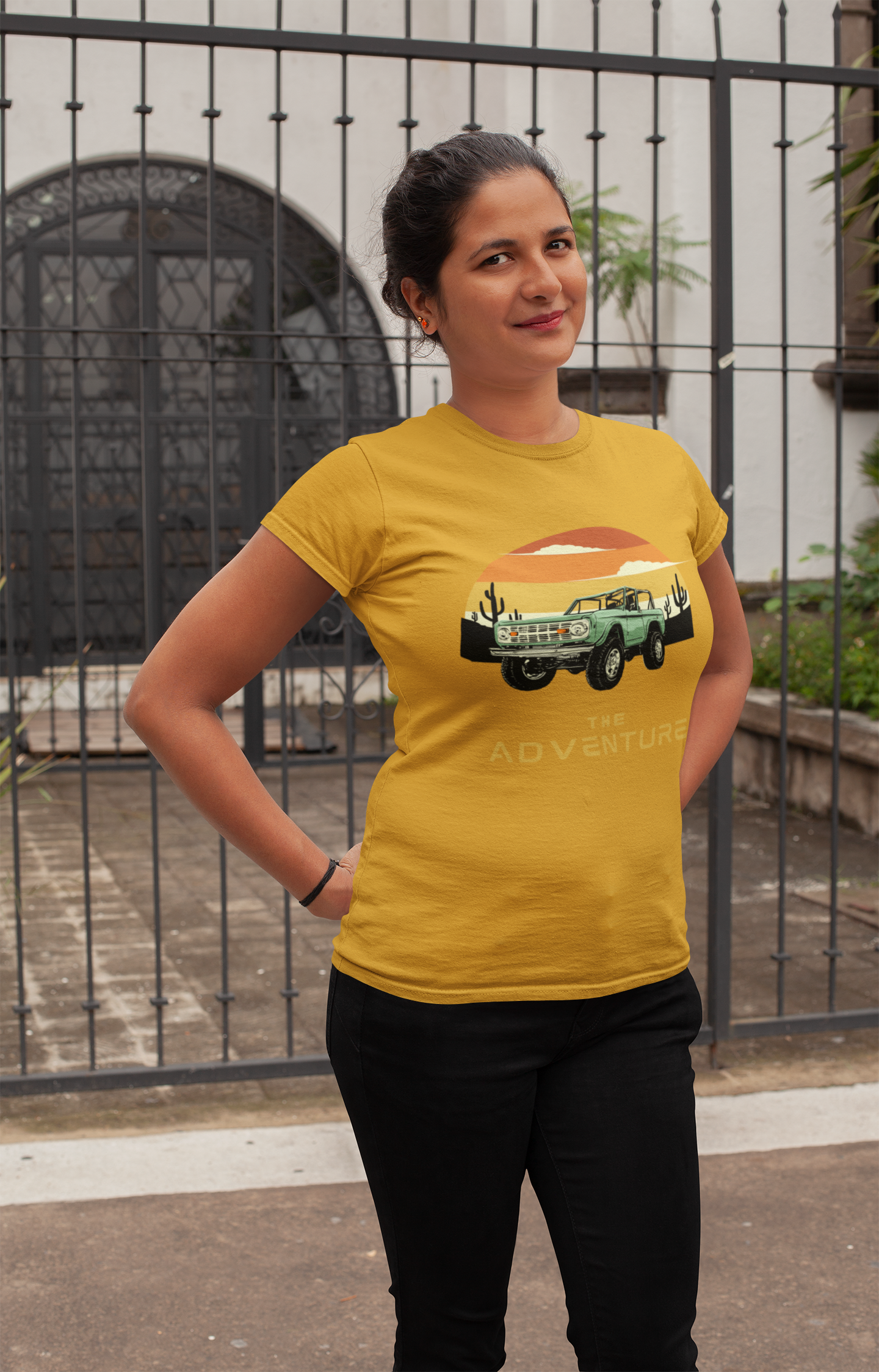 The Adventure Women's Cotton T-Shirt - Stylish Comfort for Your Journey