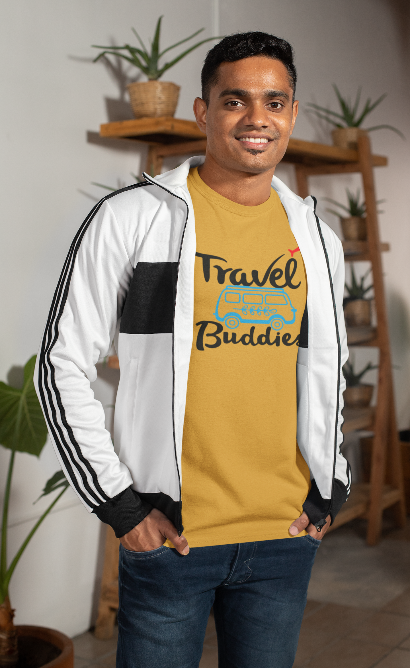 Travel Buddies Cotton T-shirt - Comfortable and Stylish Adventure Wear