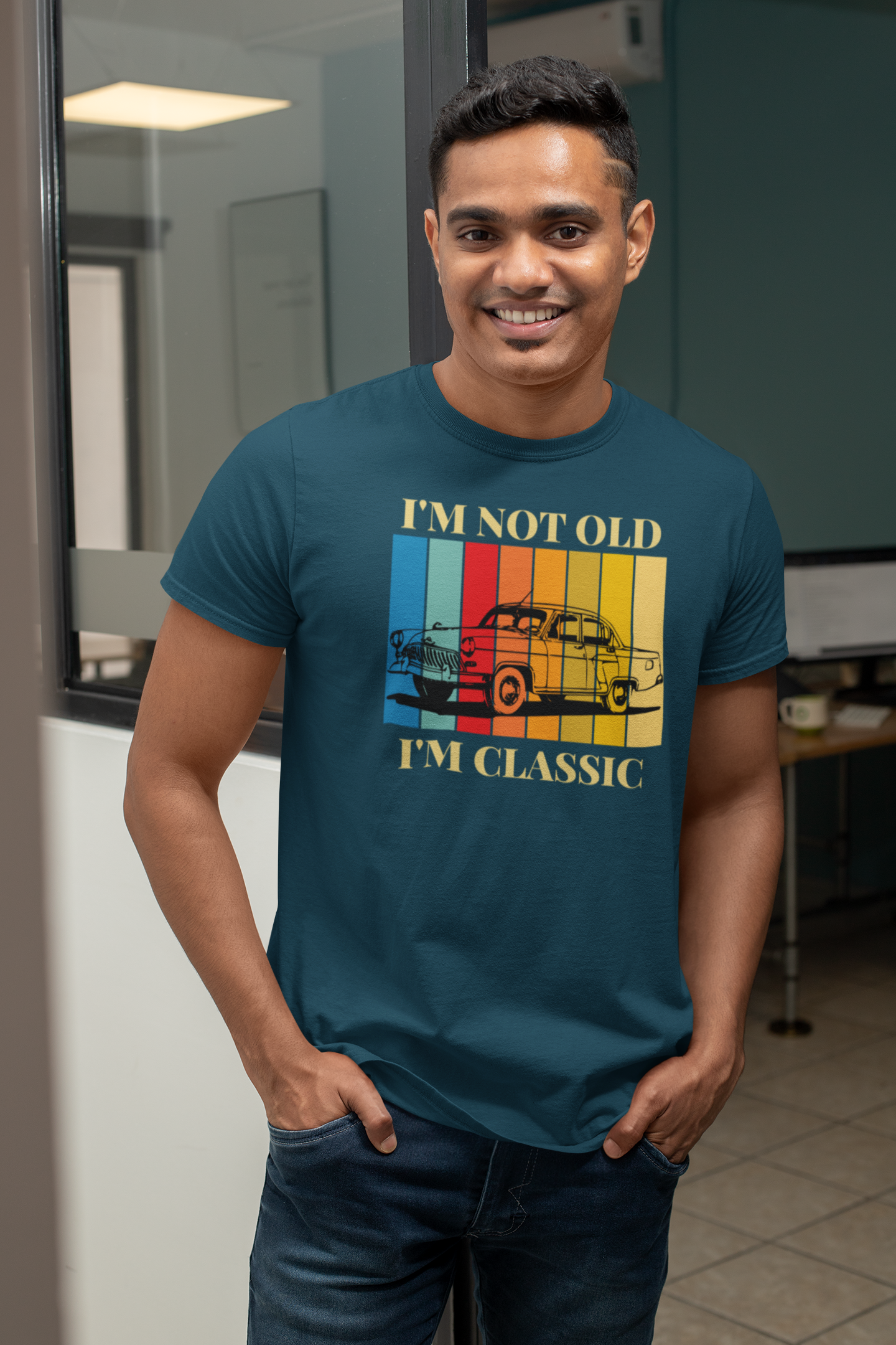 Timeless Coolness: 'I am not Glad I am Classic' Tee in Cotton