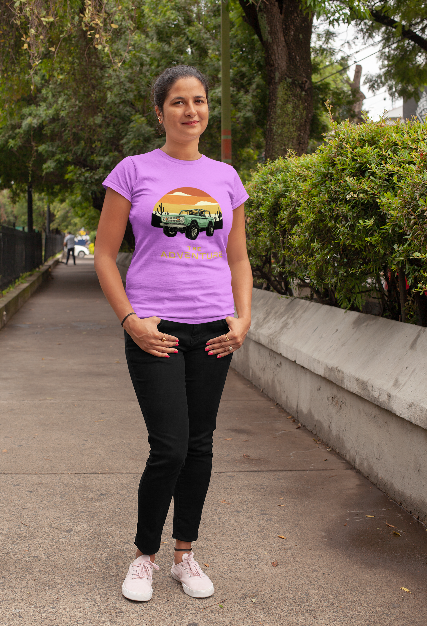 The Adventure Women's Cotton T-Shirt - Stylish Comfort for Your Journey