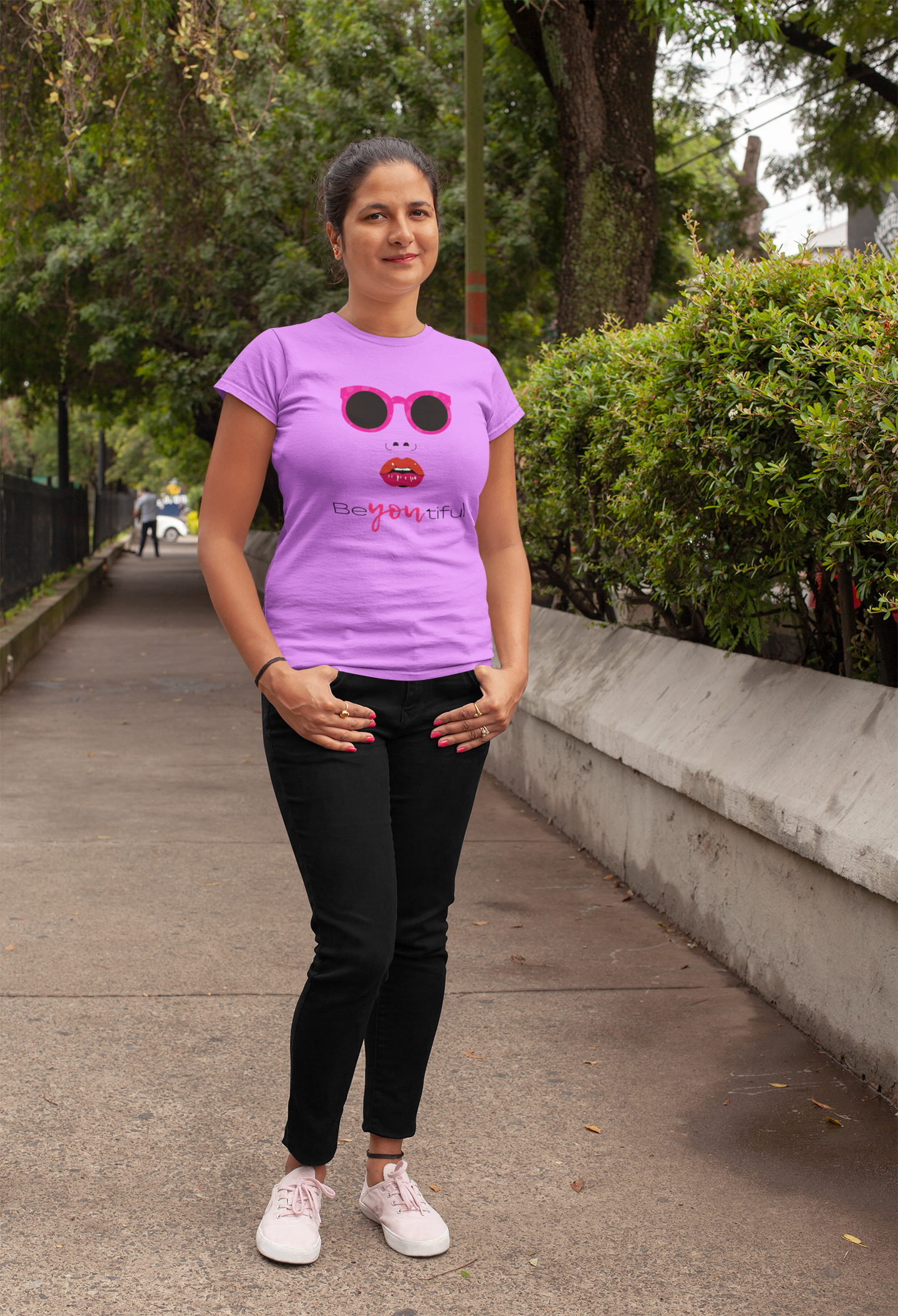 Embrace Your Beauty: Be You Tiful Cotton T-Shirt for Women