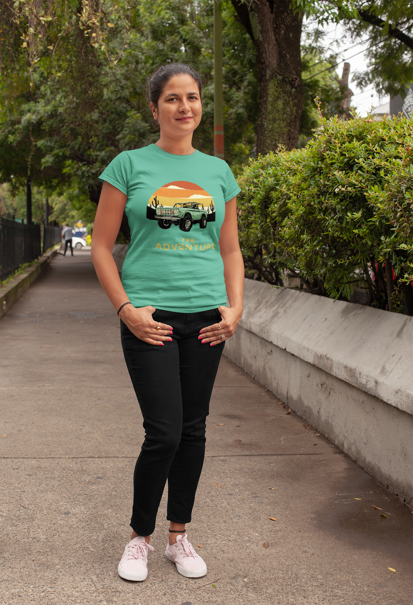 The Adventure Women's Cotton T-Shirt - Stylish Comfort for Your Journey