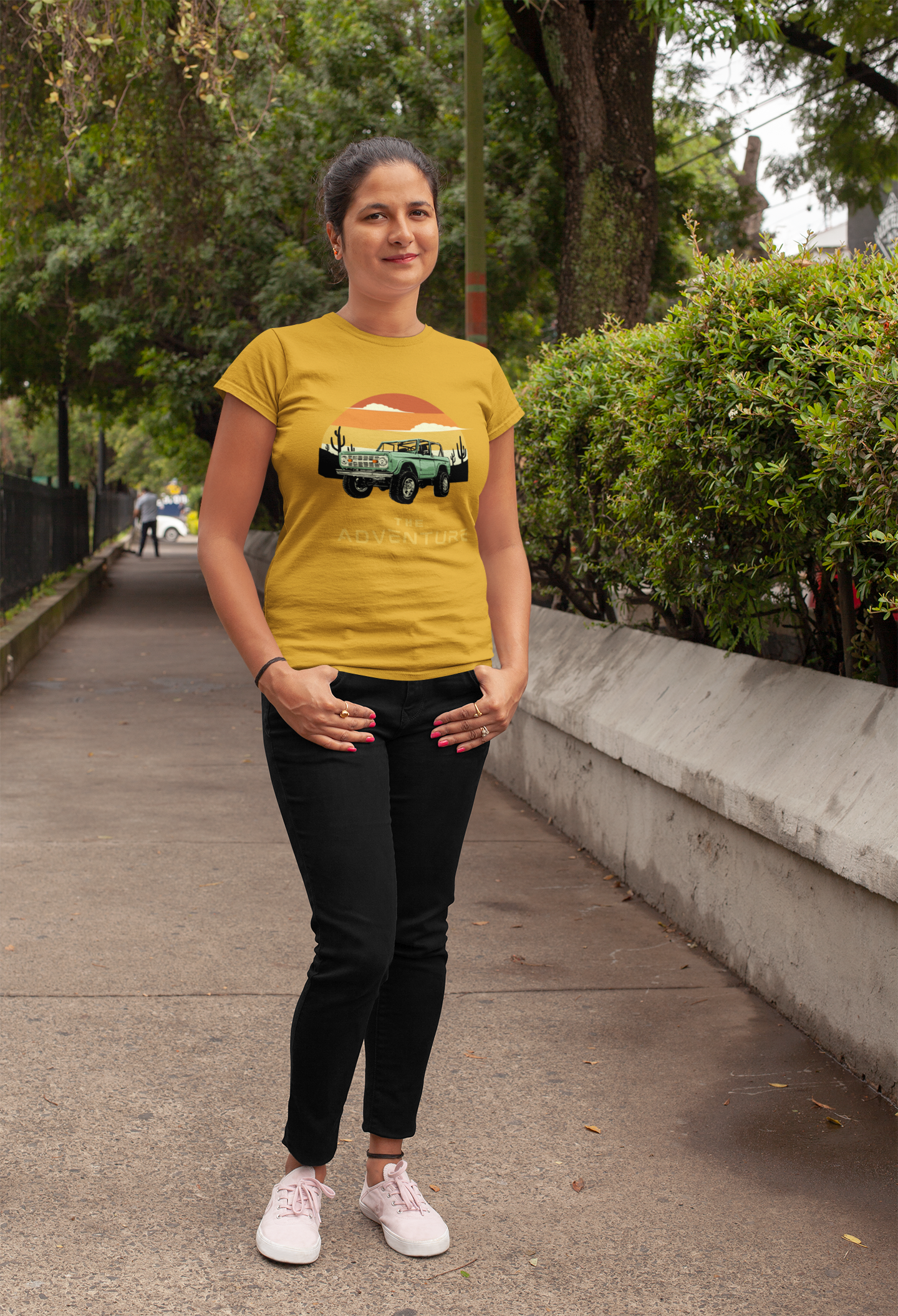 The Adventure Women's Cotton T-Shirt - Stylish Comfort for Your Journey