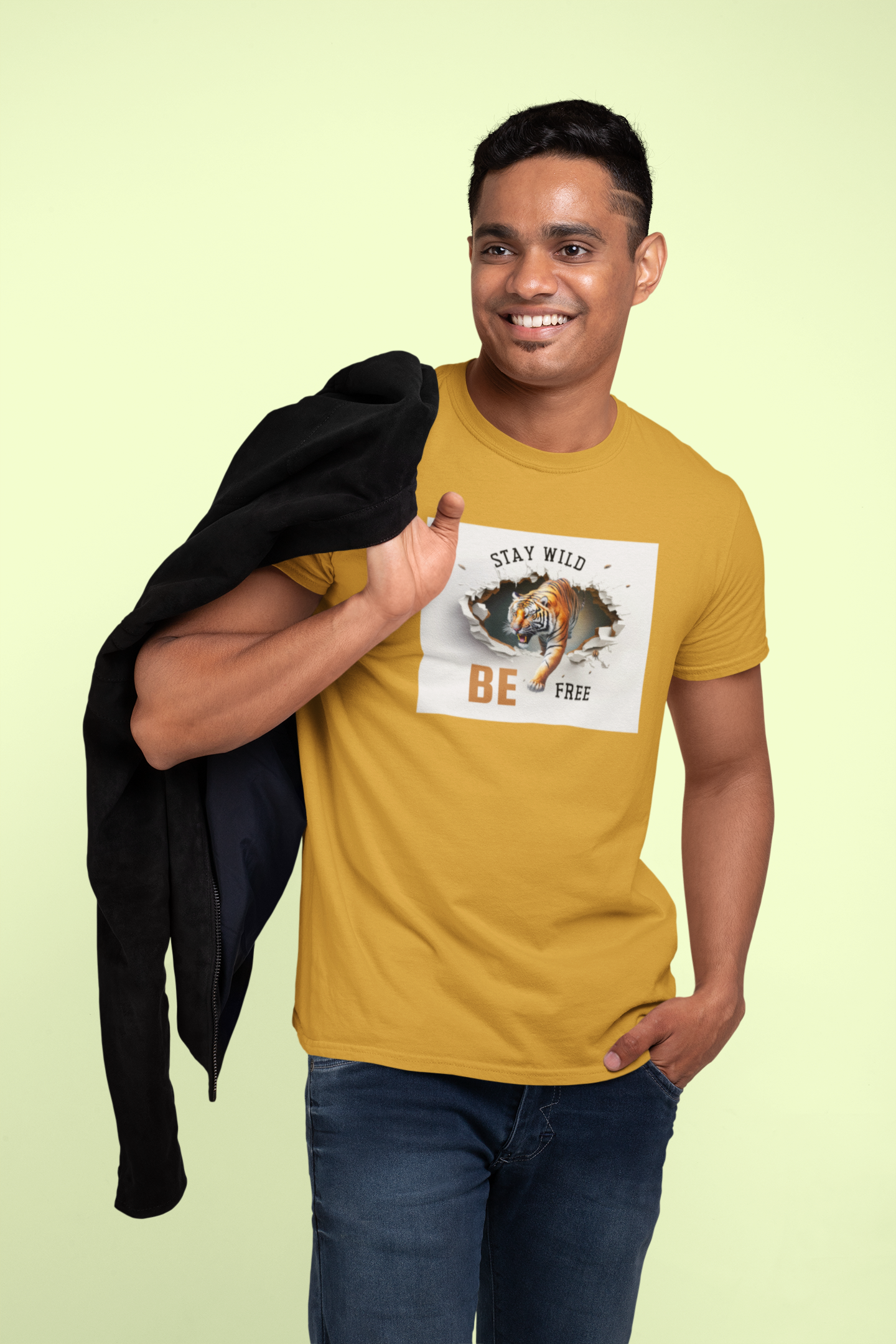 Stay Wild Be Free - Comfortable Cotton T-shirt for a Casual and Stylish Look