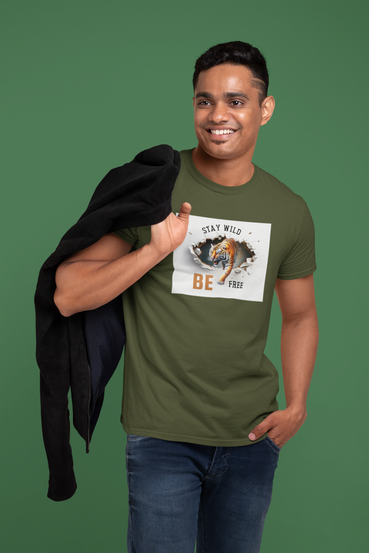 Stay Wild Be Free - Comfortable Cotton T-shirt for a Casual and Stylish Look