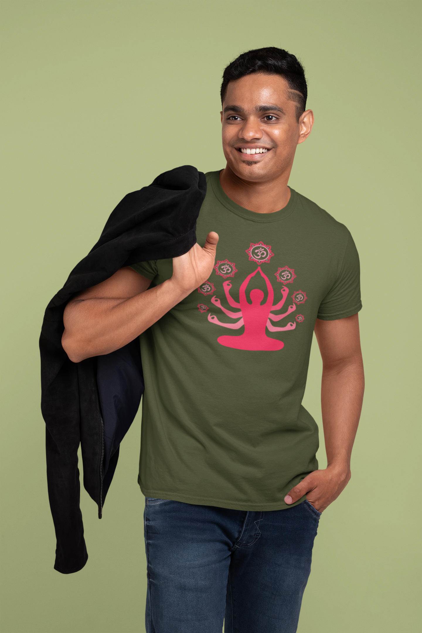 Yog Swami Cotton T-Shirt - Comfortable and Stylish Apparel for Yoga Enthusiasts