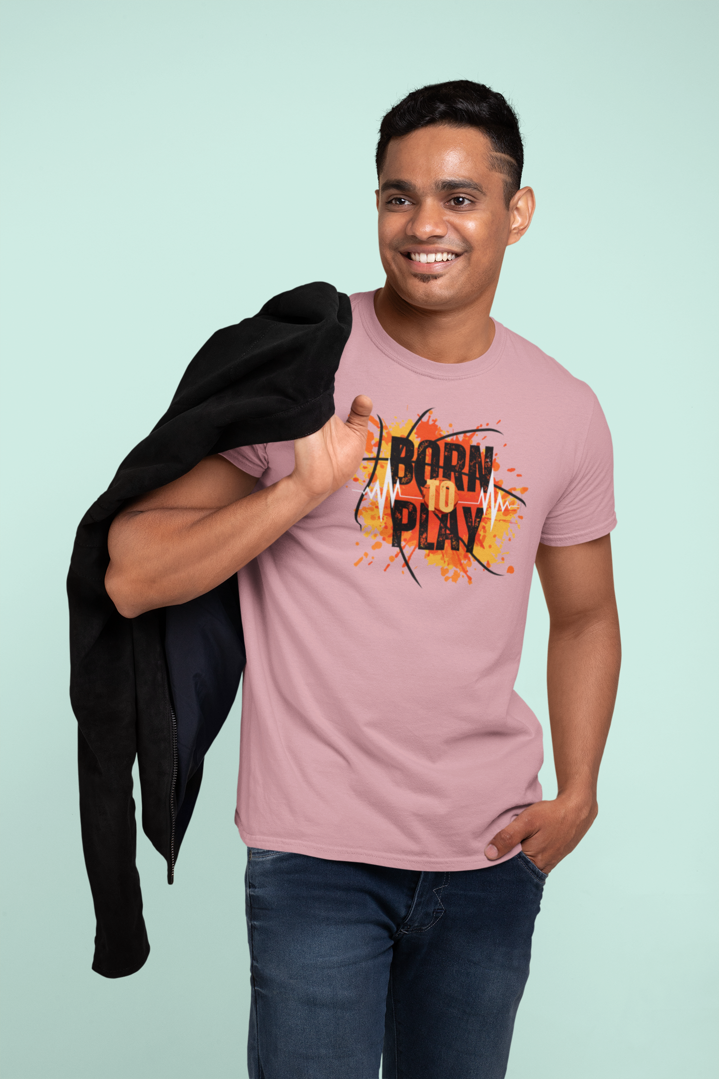 Born to Play Cotton T-Shirt - Comfortable and Stylish Casual Wear