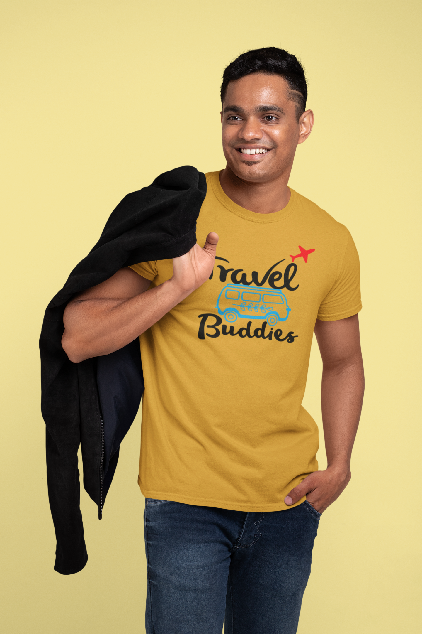 Travel Buddies Cotton T-shirt - Comfortable and Stylish Adventure Wear