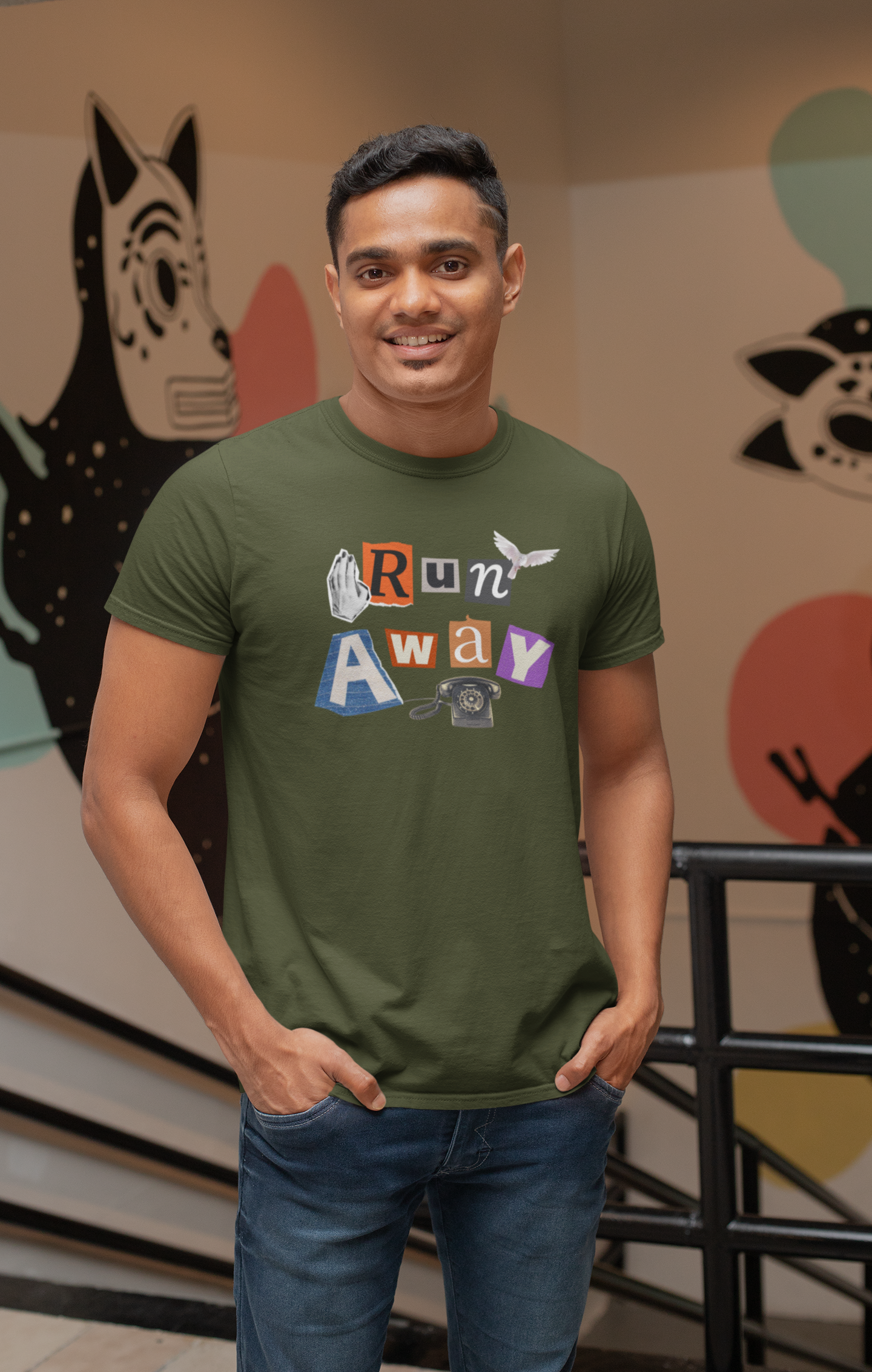 Run Away Collection: Classic Cotton T-Shirt