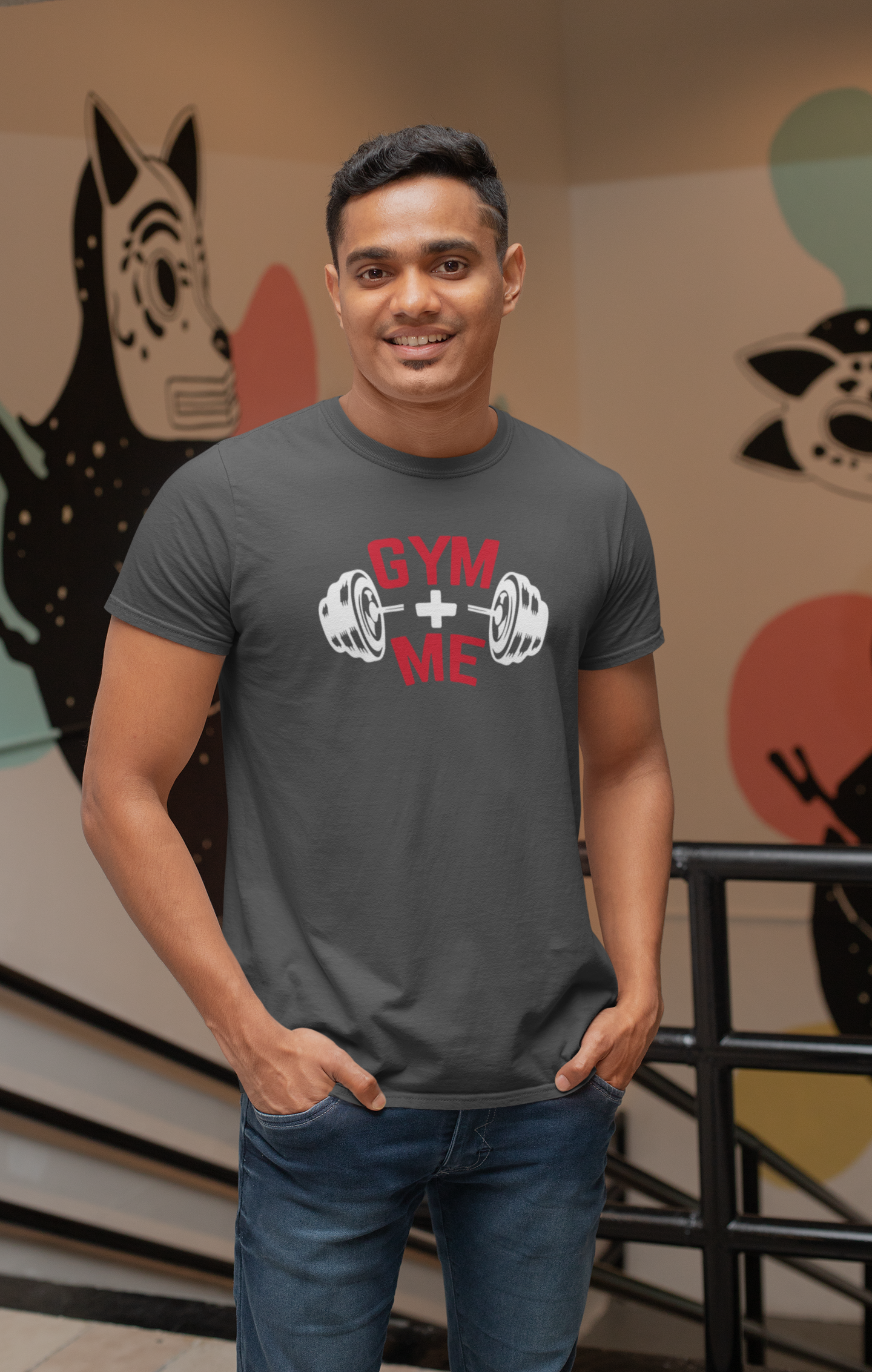 GYM Me Cotton T-Shirt - Comfortable Workout Apparel for Fitness Enthusiasts