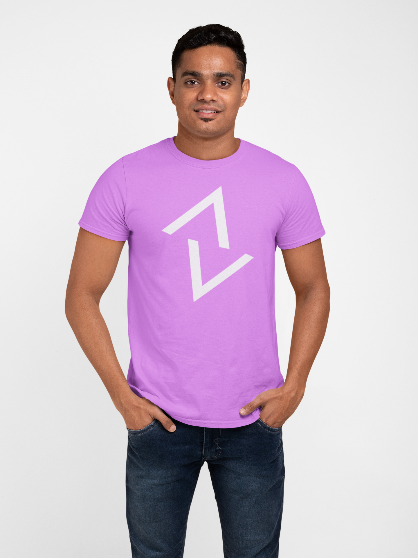 Cotton Triangle Print T-Shirt – Comfortable and Stylish Casual Wear