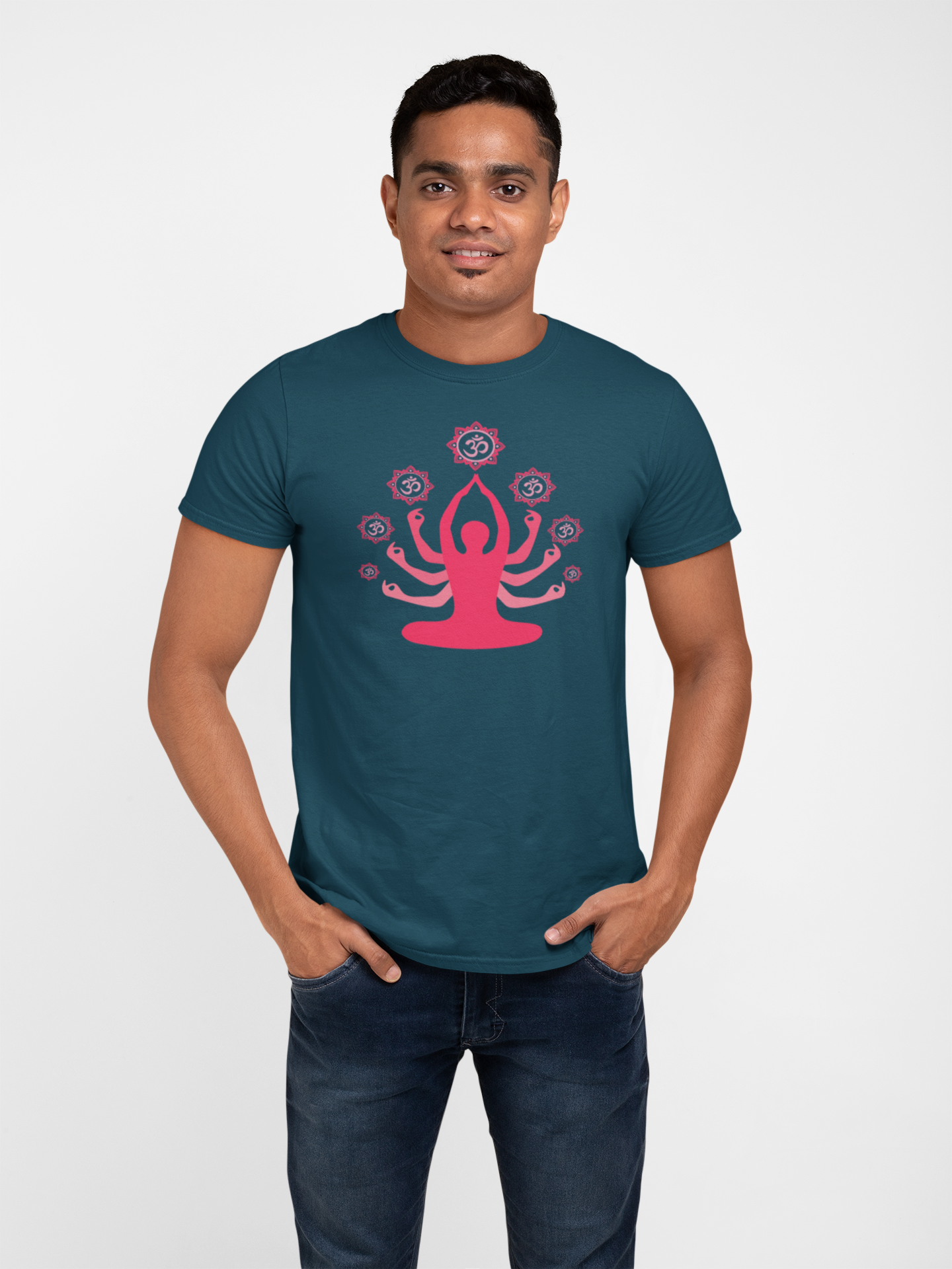 Yog Swami Cotton T-Shirt - Comfortable and Stylish Apparel for Yoga Enthusiasts