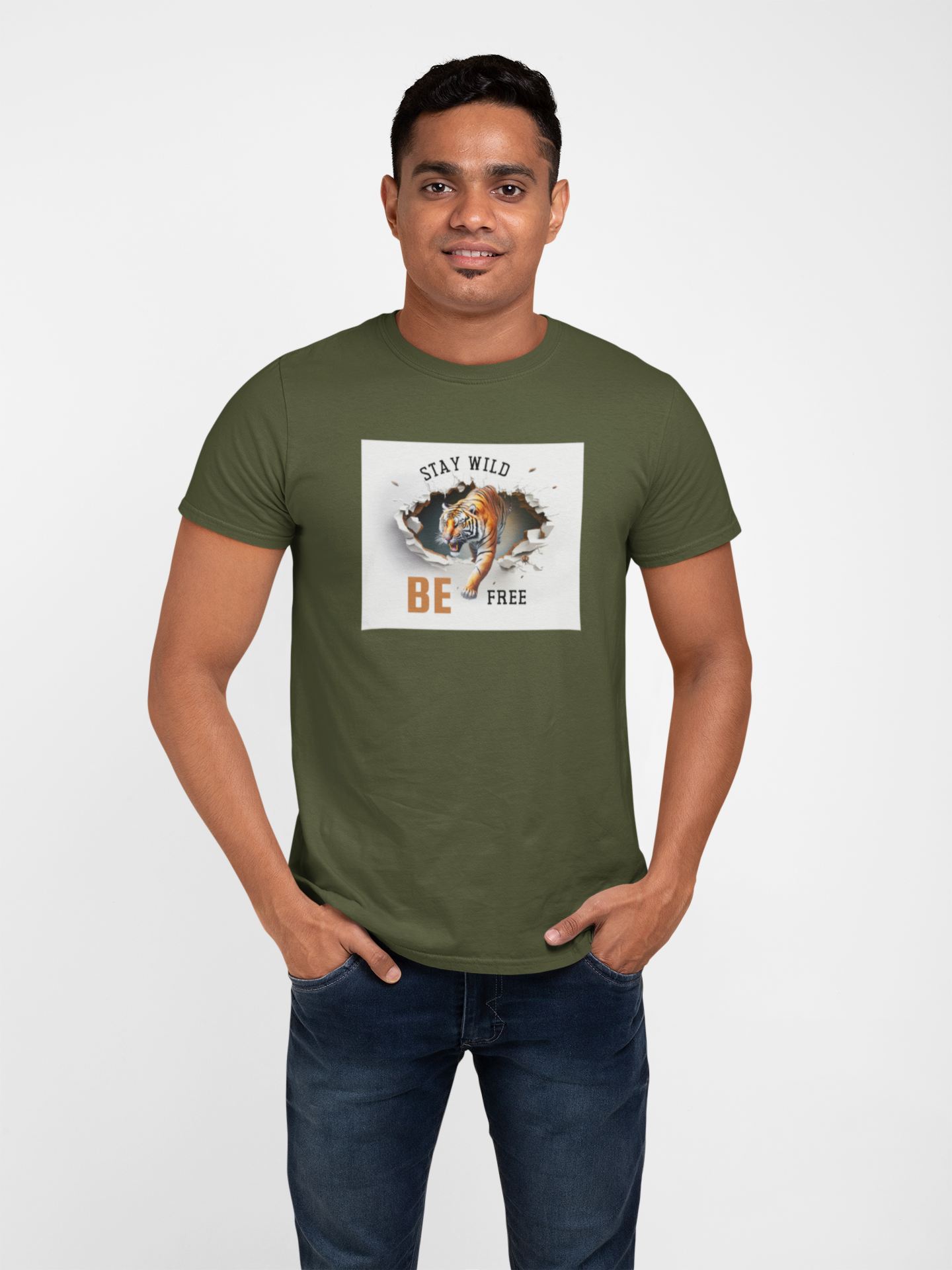 Stay Wild Be Free - Comfortable Cotton T-shirt for a Casual and Stylish Look