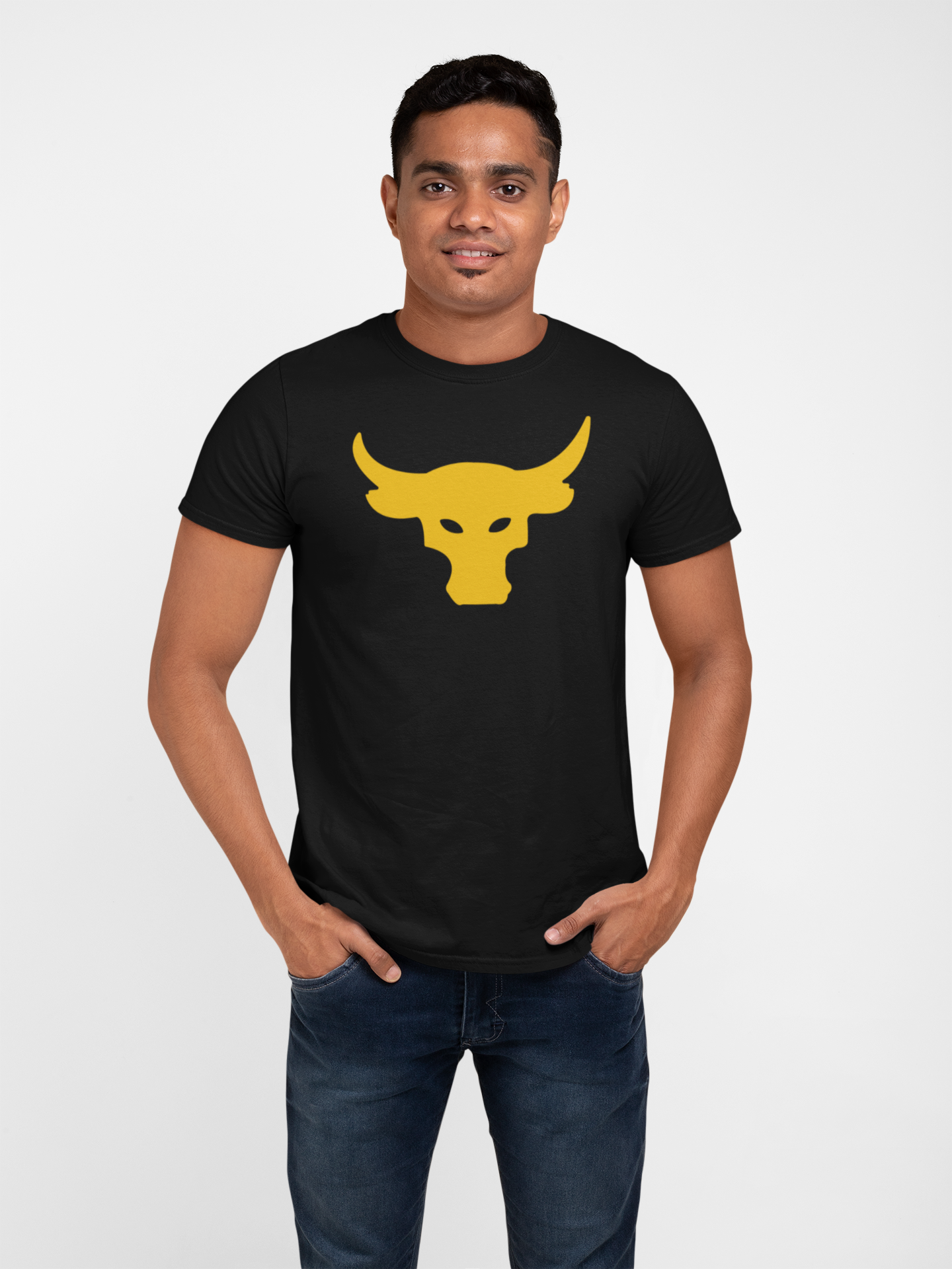 Bull Emblem Cotton Tee - Premium Comfort and Style