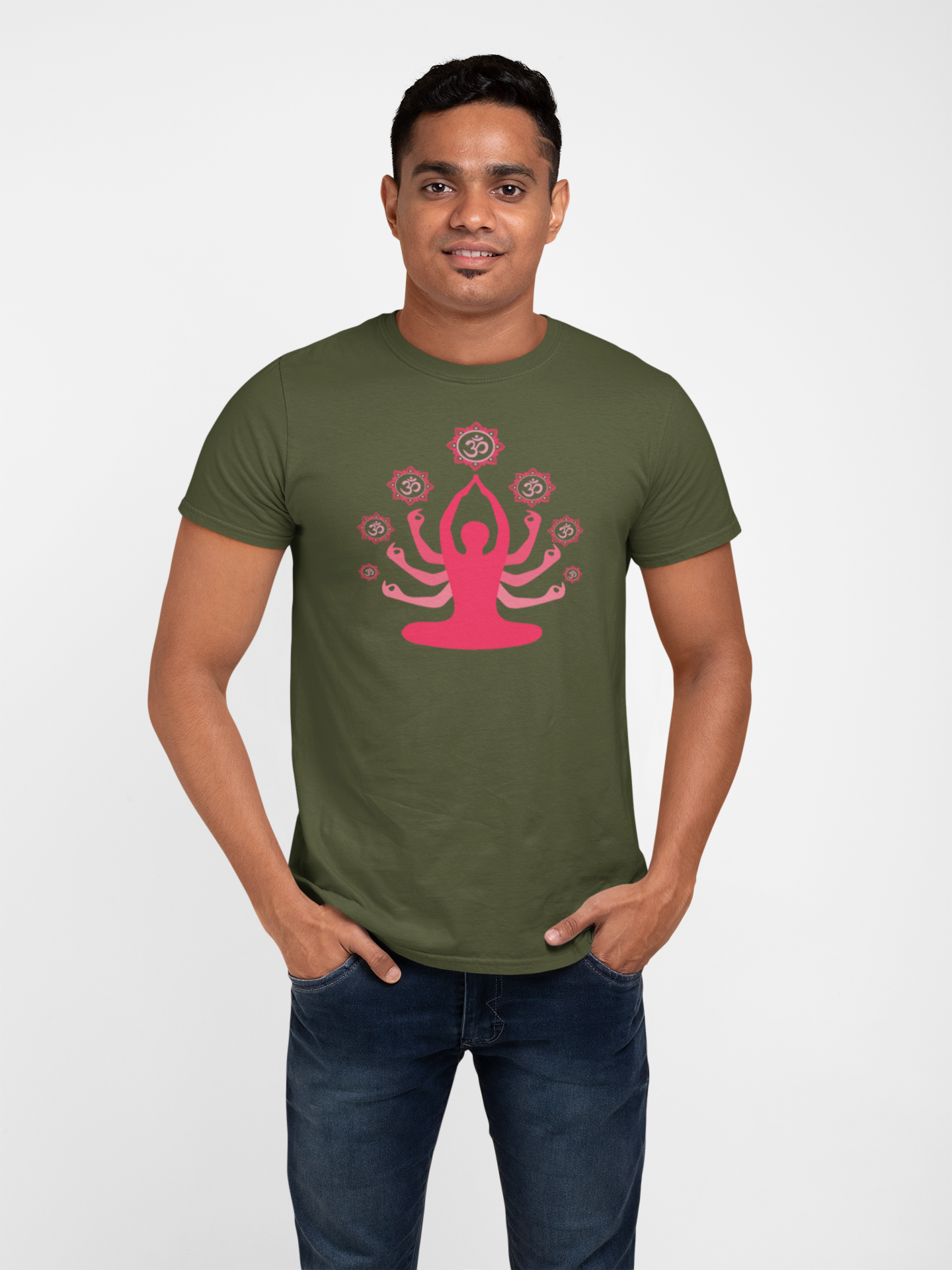 Yog Swami Cotton T-Shirt - Comfortable and Stylish Apparel for Yoga Enthusiasts