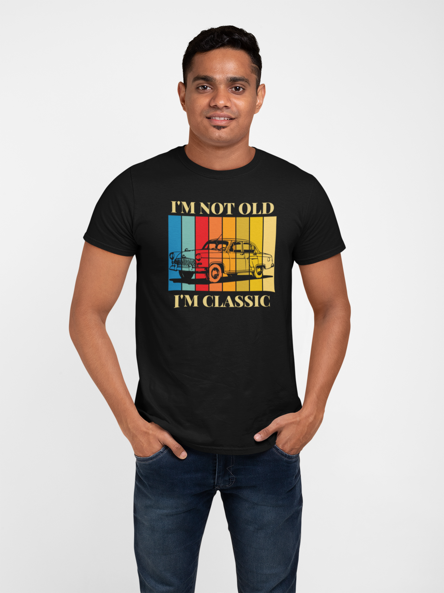 Timeless Coolness: 'I am not Glad I am Classic' Tee in Cotton