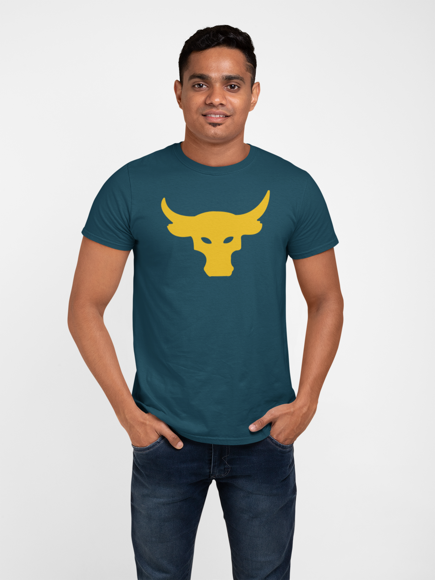 Bull Emblem Cotton Tee - Premium Comfort and Style