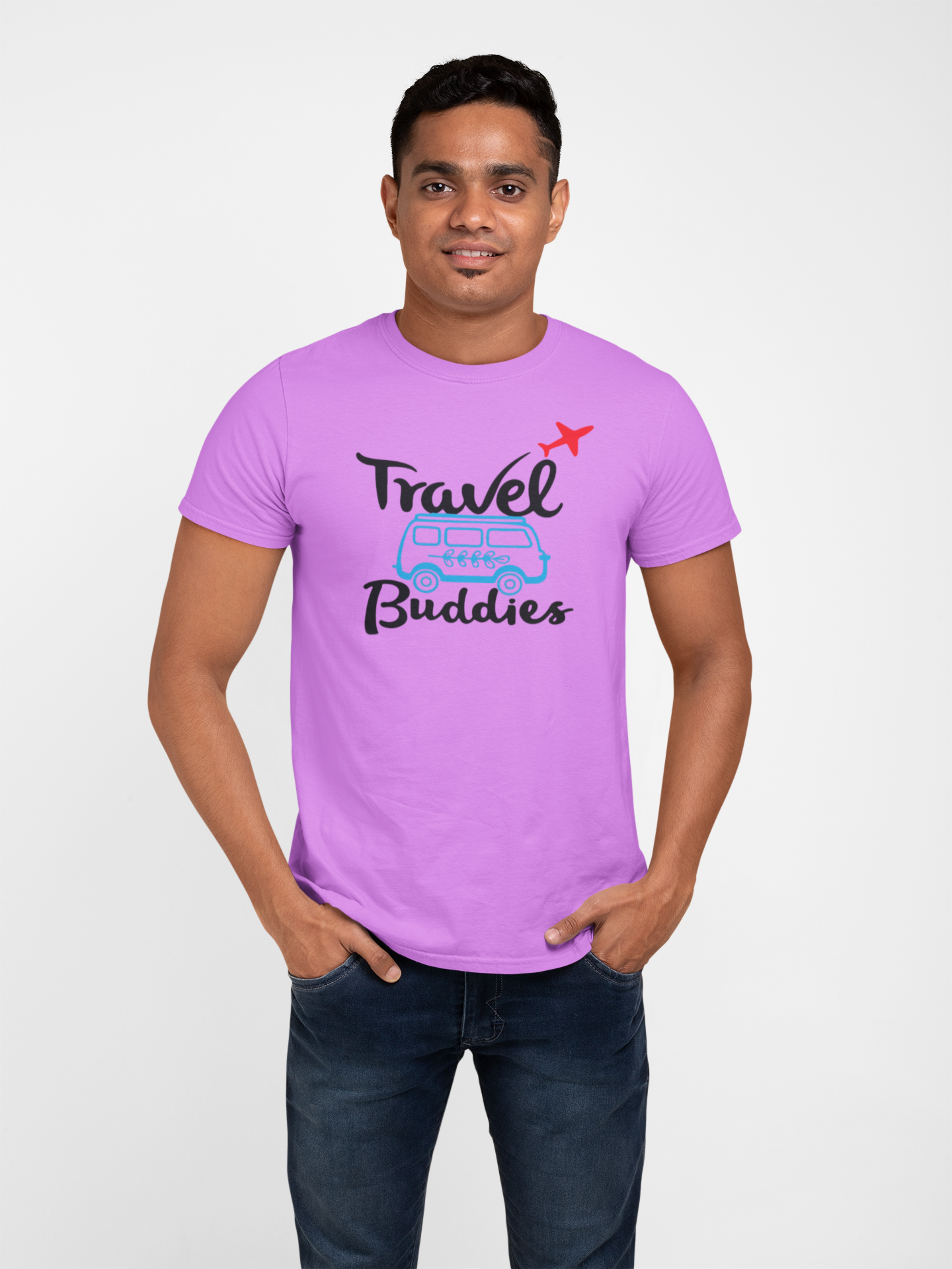 Travel Buddies Cotton T-shirt - Comfortable and Stylish Adventure Wear