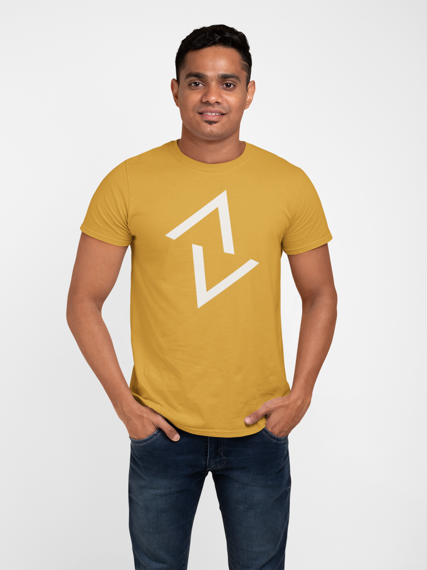 Cotton Triangle Print T-Shirt – Comfortable and Stylish Casual Wear