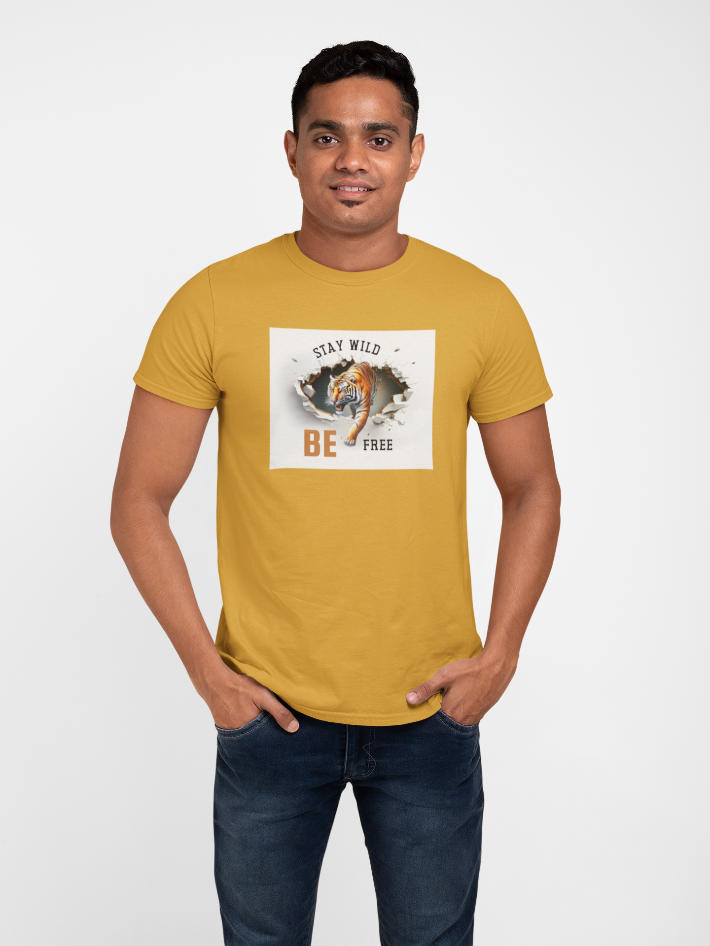 Stay Wild Be Free - Comfortable Cotton T-shirt for a Casual and Stylish Look