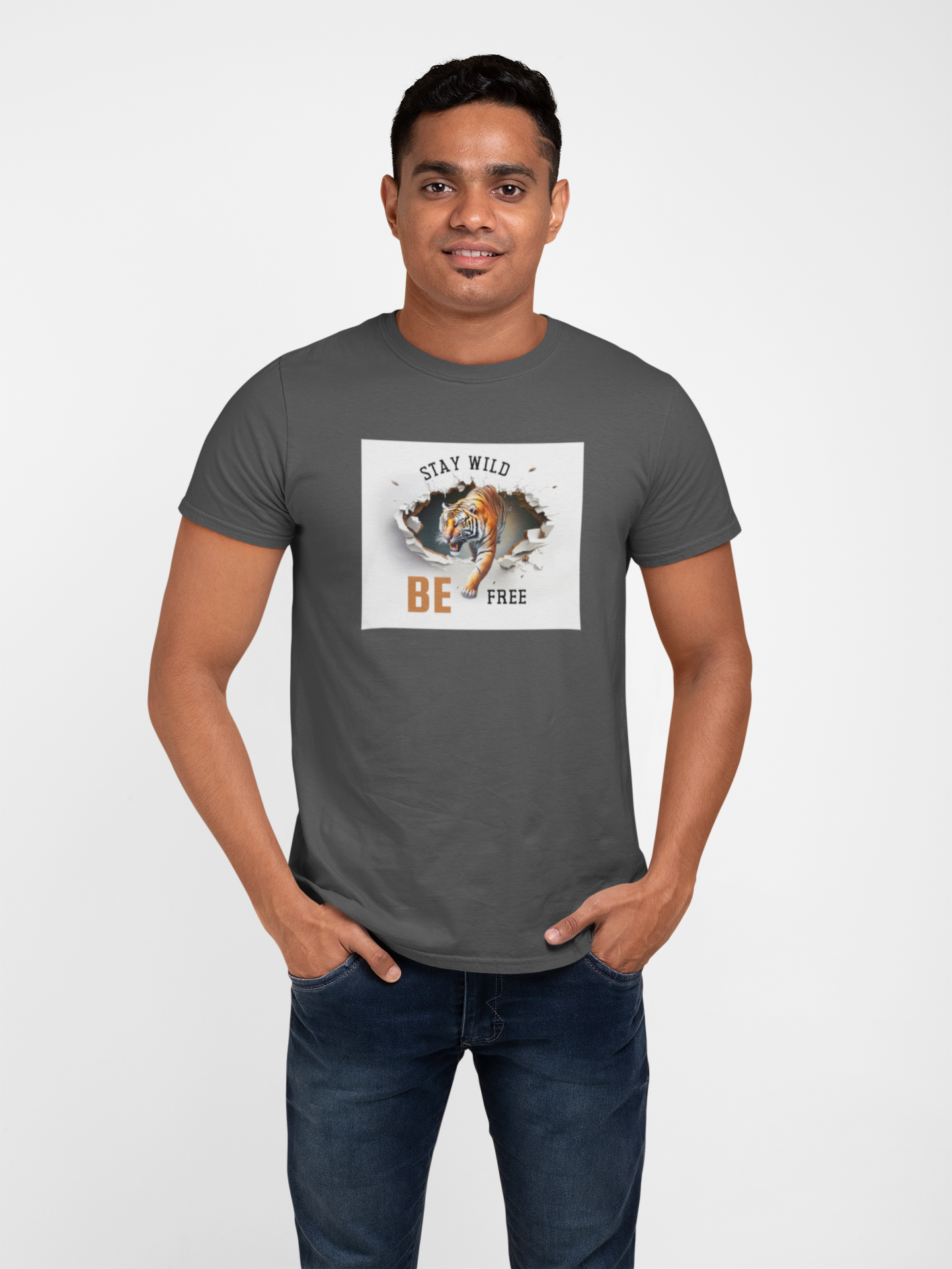 Stay Wild Be Free - Comfortable Cotton T-shirt for a Casual and Stylish Look