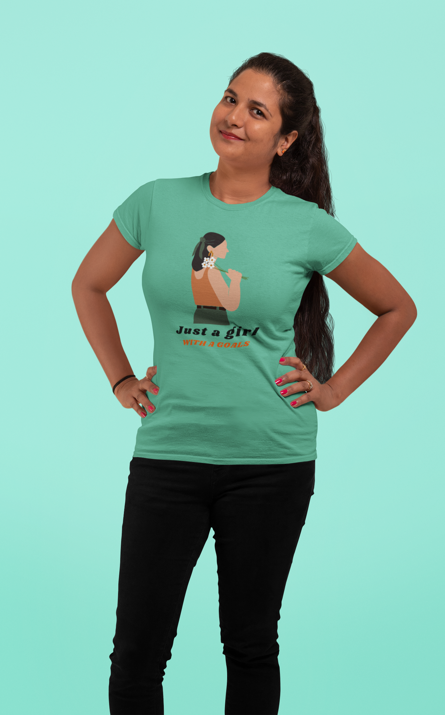 Empowered Dreams: Just a Girl with Goals Tee