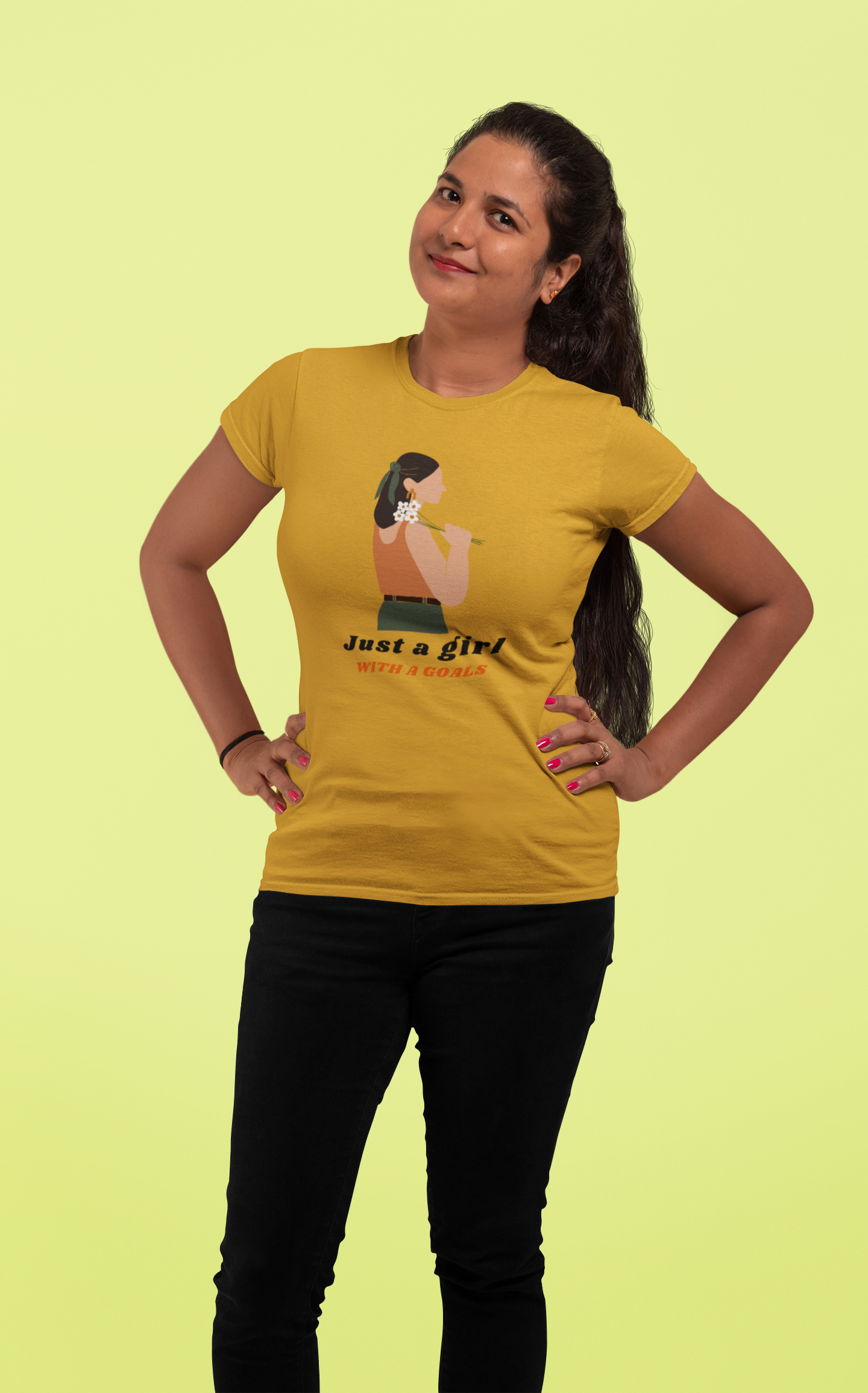 Empowered Dreams: Just a Girl with Goals Tee