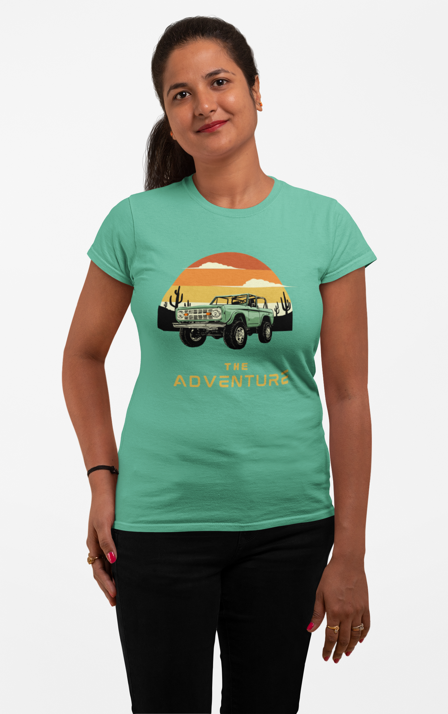 The Adventure Women's Cotton T-Shirt - Stylish Comfort for Your Journey