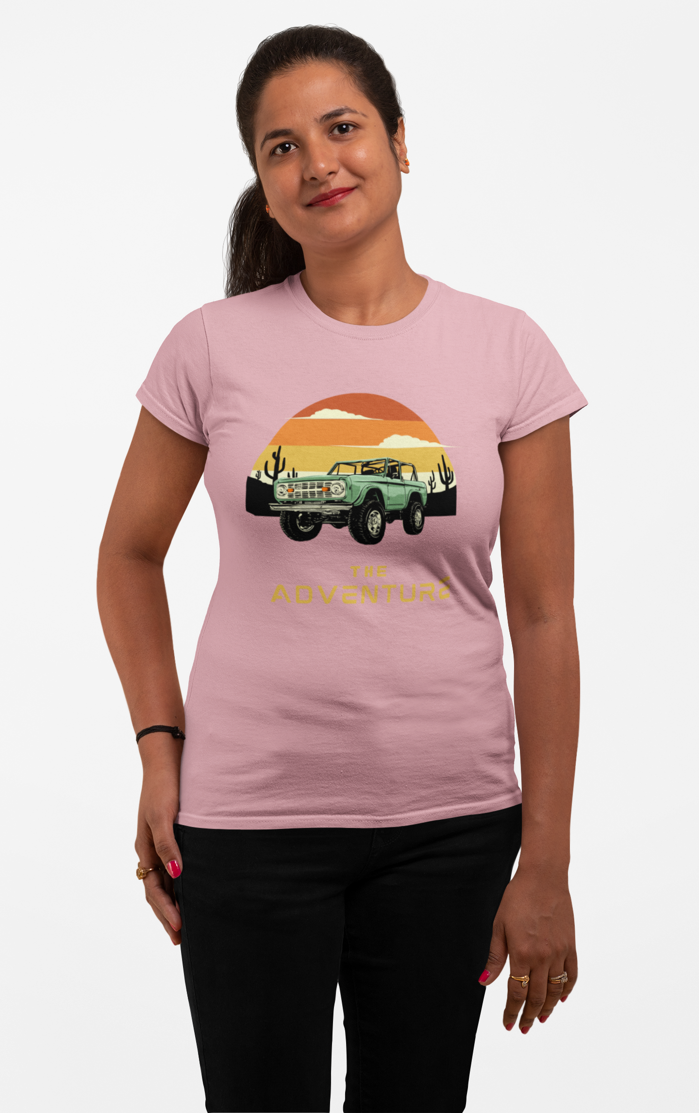 The Adventure Women's Cotton T-Shirt - Stylish Comfort for Your Journey